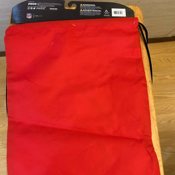 NFL Red and Gold Drawstring Bag New - Picture 5 of 5